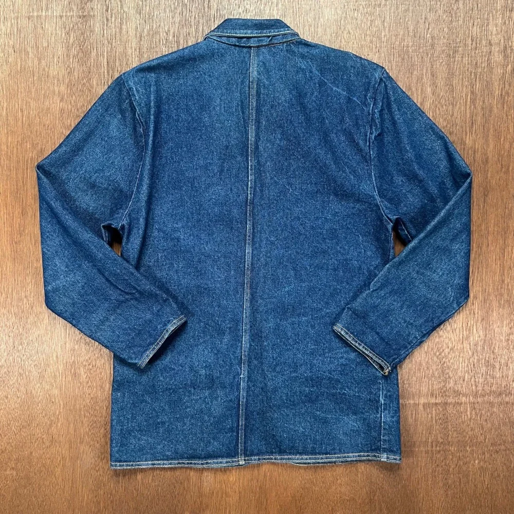 Vivaldi Jeanswear Vintage Denim Blazer Jacket Medium Wash Made in USA Small - Picture 11 of 12